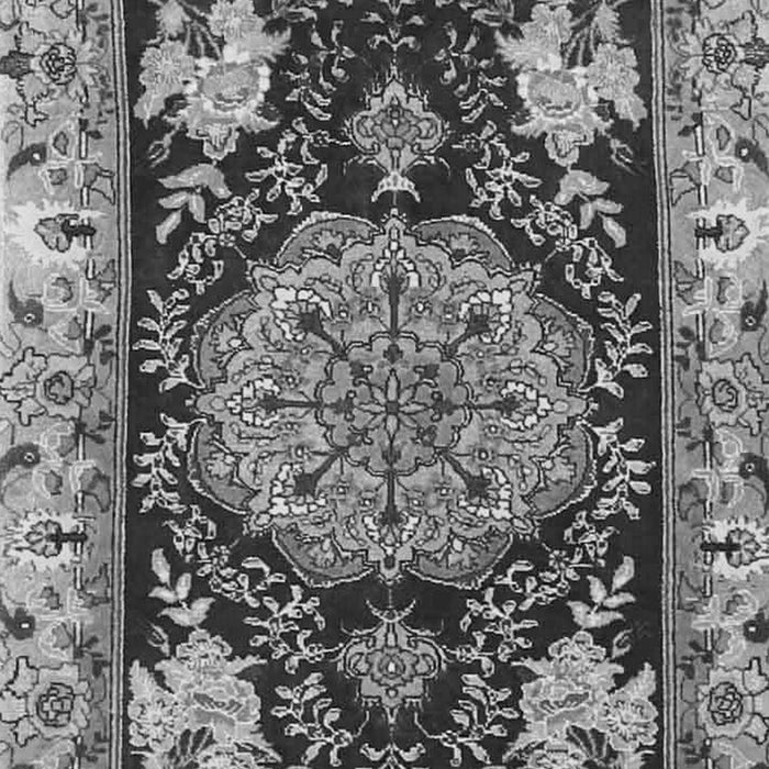 Medallion Gray Traditional Rug, tr4738gry