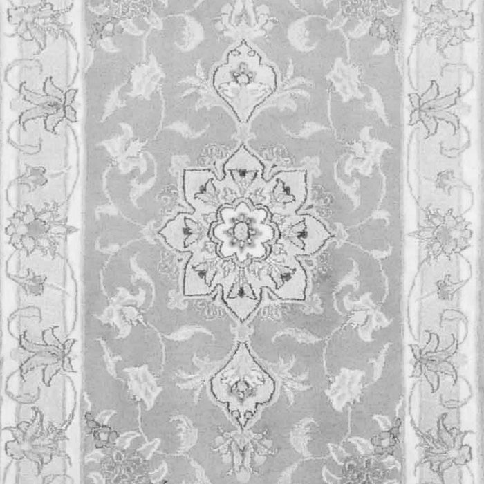 Medallion Gray Traditional Rug, tr4739gry