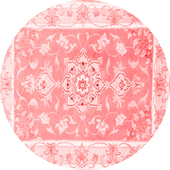 Medallion Red Traditional Rug, tr4739red