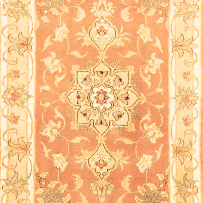 Medallion Brown Traditional Rug, tr4739brn