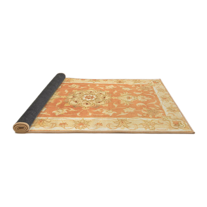 Sideview of Medallion Brown Traditional Rug, tr4739brn