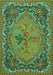 Medallion Turquoise French Rug, tr473turq