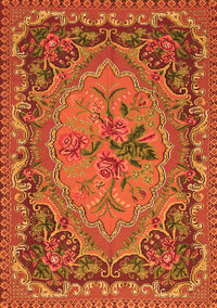 Medallion Orange French Rug, tr473org