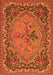 Medallion Orange French Rug, tr473org