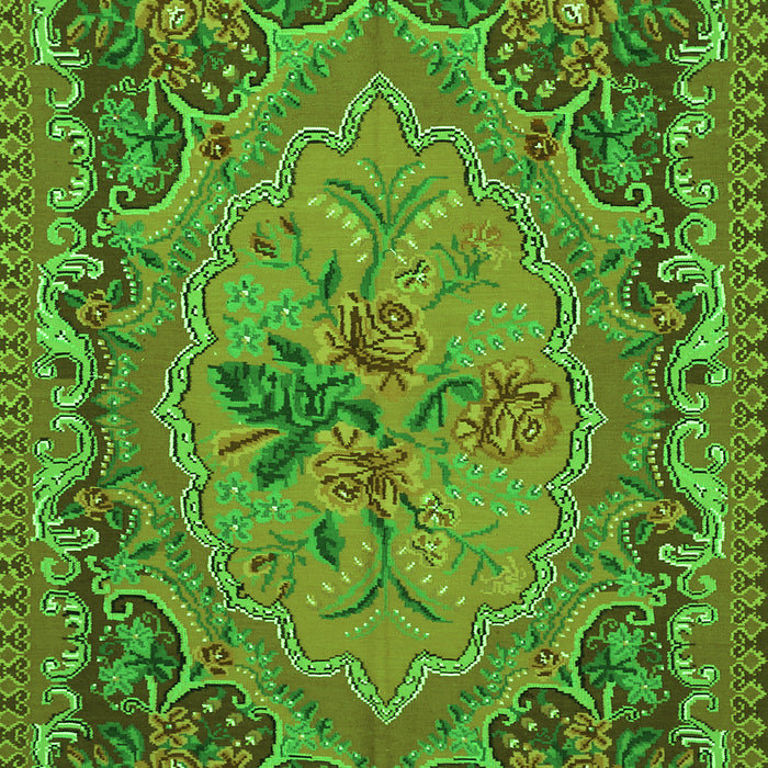 Medallion Green French Rug, tr473grn