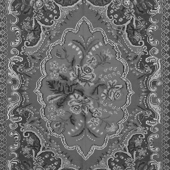 Medallion Gray French Rug, tr473gry
