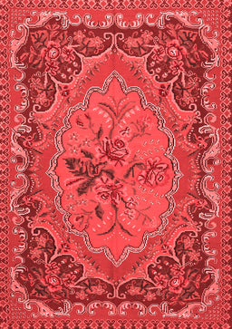 Medallion Red French Area Rugs