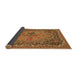 Sideview of Medallion Brown French Rug, tr473brn