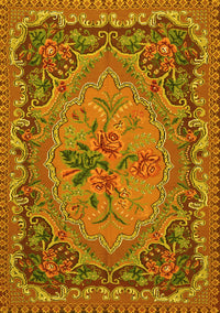 Medallion Yellow French Rug, tr473yw