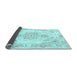 Sideview of Persian Light Blue Traditional Rug, tr4740lblu