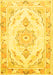 Persian Yellow Traditional Rug, tr4740yw