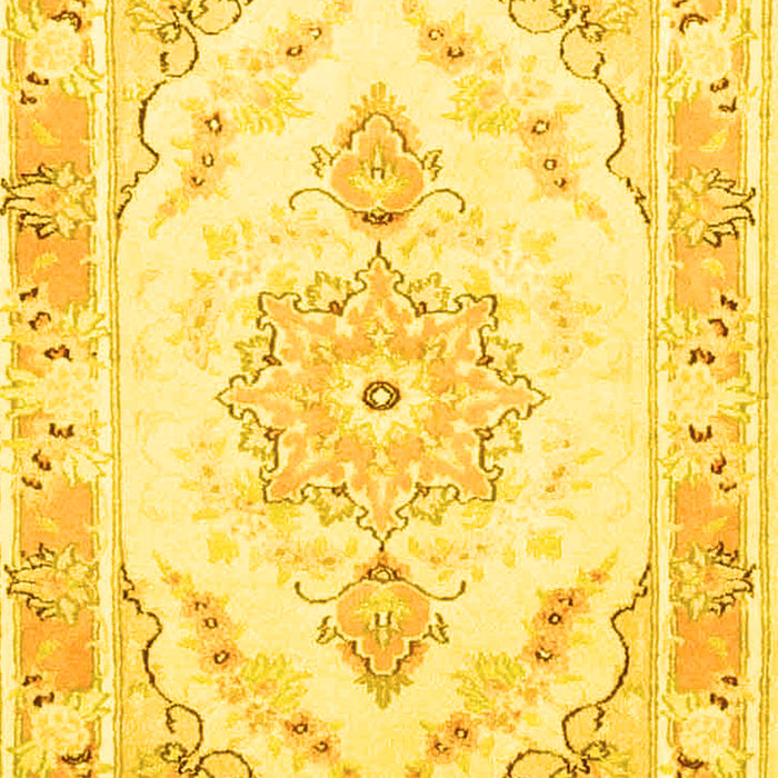 Persian Yellow Traditional Rug, tr4740yw