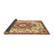 Sideview of Traditional Brown Gold Persian Rug, tr4741