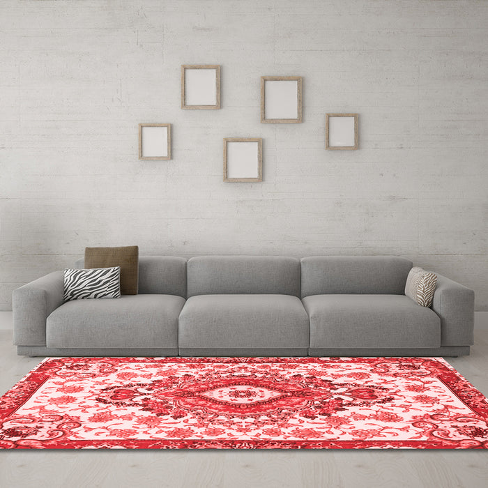 Traditional Red Washable Rugs