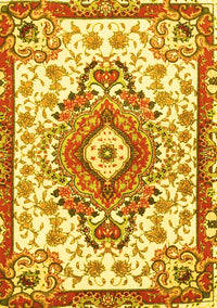 Persian Yellow Traditional Rug, tr4741yw