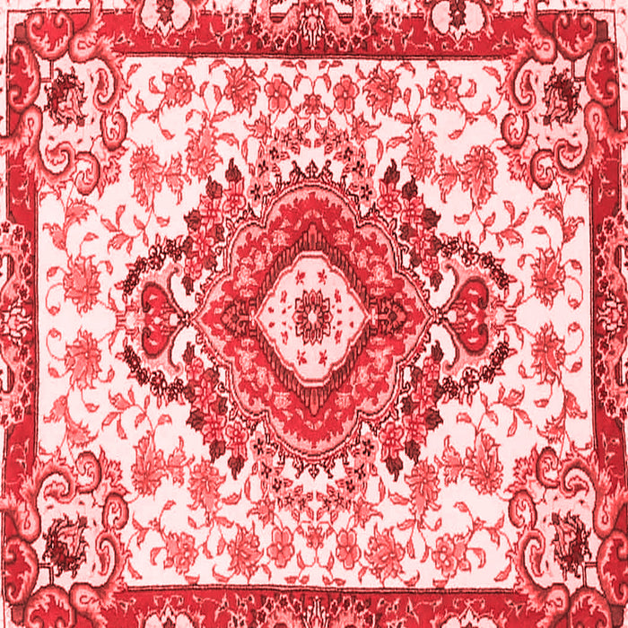 Machine Washable Persian Red Traditional Rug, wshtr4741red