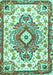 Persian Turquoise Traditional Rug, tr4741turq