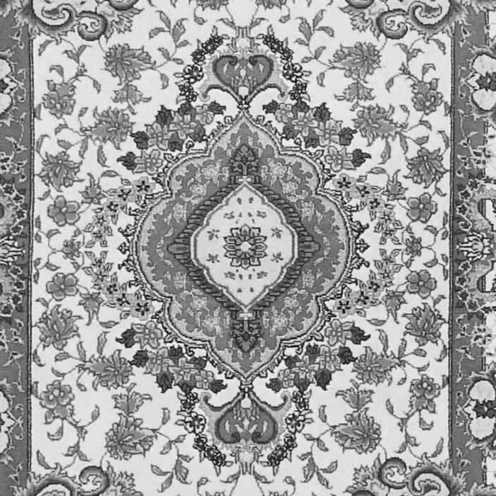 Serging Thickness of Machine Washable Persian Gray Traditional Rug, wshtr4741gry