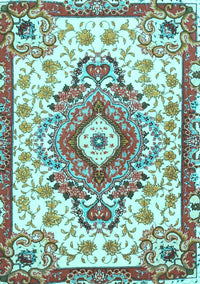 Persian Light Blue Traditional Rug, tr4741lblu