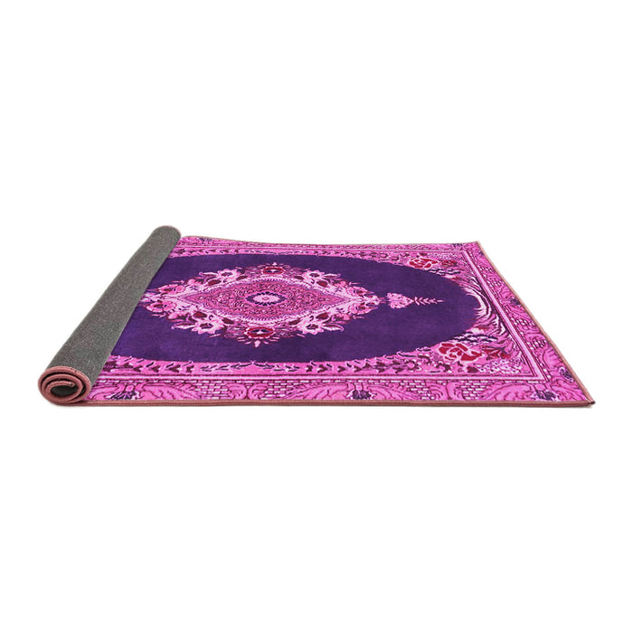 Sideview of Persian Pink Traditional Rug, tr4742pnk