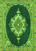 Persian Green Traditional Rug, tr4742grn