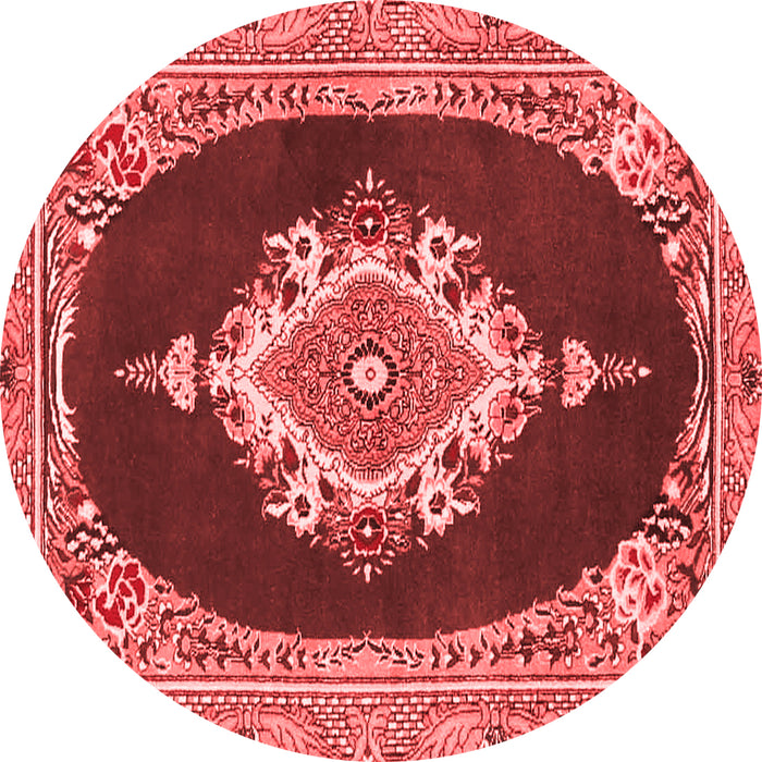 Machine Washable Persian Red Traditional Rug, wshtr4742red