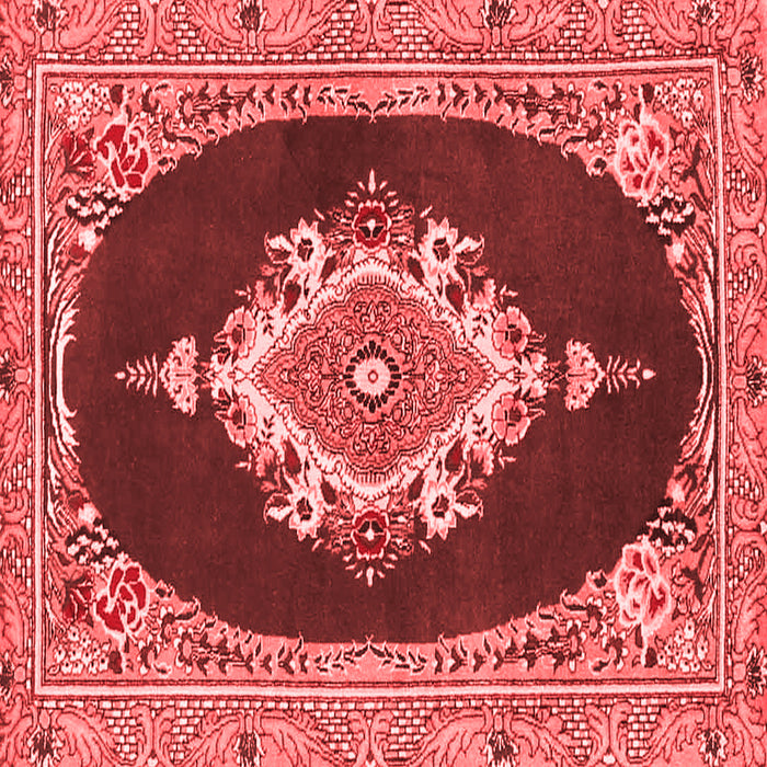 Machine Washable Persian Red Traditional Rug, wshtr4742red