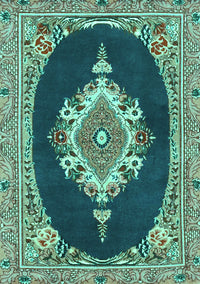 Persian Turquoise Traditional Rug, tr4742turq