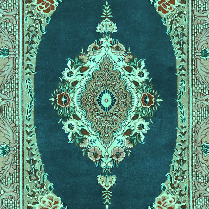 Persian Turquoise Traditional Rug, tr4742turq