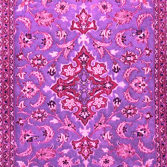 Machine Washable Persian Pink Traditional Rug, wshtr4743pnk