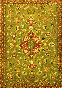 Persian Yellow Traditional Rug, tr4743yw