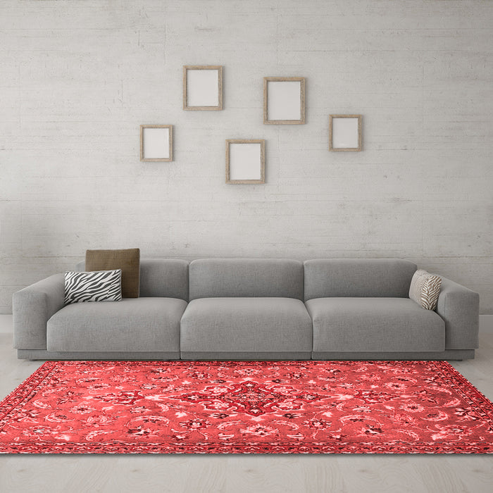 Traditional Red Washable Rugs