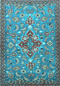Persian Light Blue Traditional Rug, tr4743lblu