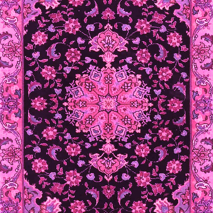 Medallion Pink Traditional Rug, tr4744pnk