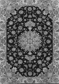 Medallion Gray Traditional Rug, tr4744gry