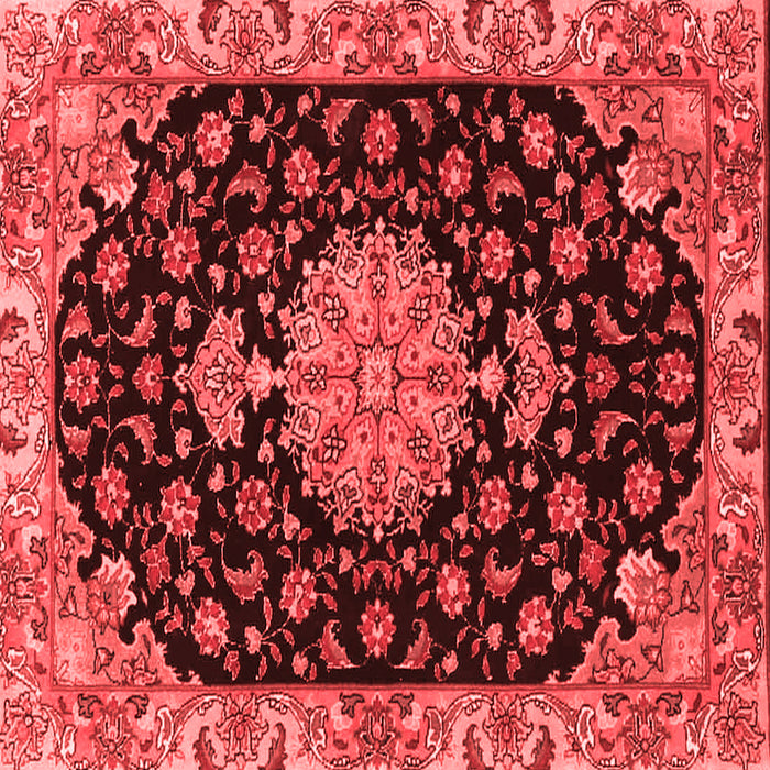 Medallion Red Traditional Rug, tr4744red