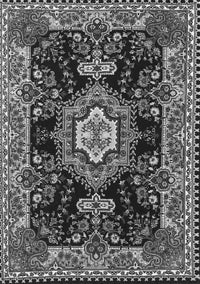 Medallion Gray Traditional Rug, tr4746gry