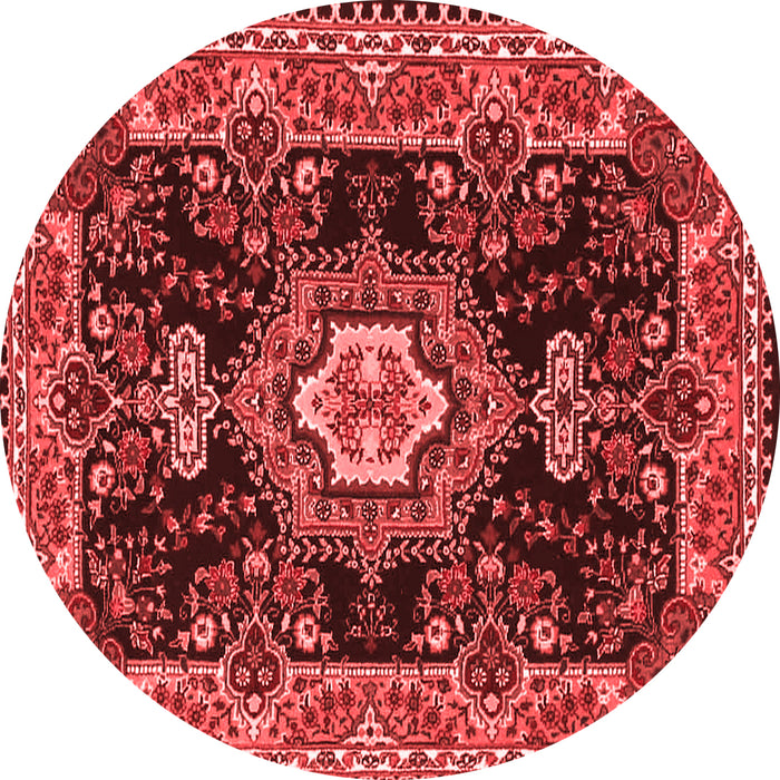 Medallion Red Traditional Rug, tr4746red