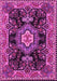 Medallion Pink Traditional Rug, tr4746pnk