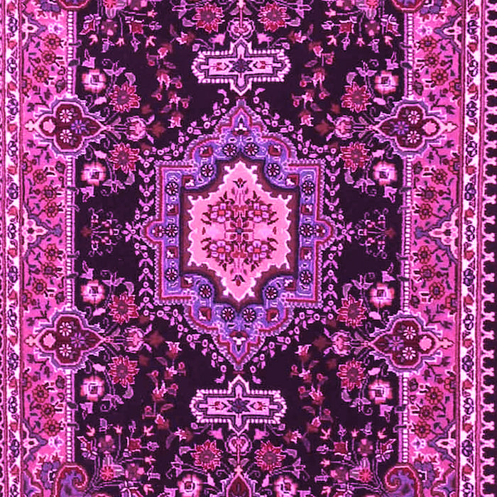 Medallion Pink Traditional Rug, tr4746pnk
