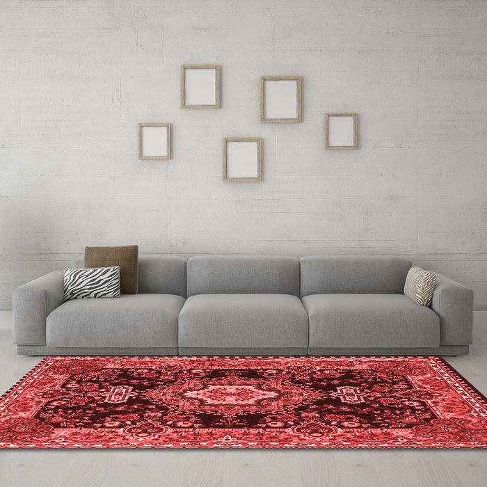 Traditional Red Washable Rugs