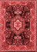 Medallion Red Traditional Area Rugs