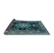 Sideview of Medallion Light Blue Traditional Rug, tr4746lblu