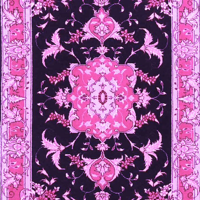 Medallion Purple Traditional Rug, tr4747pur