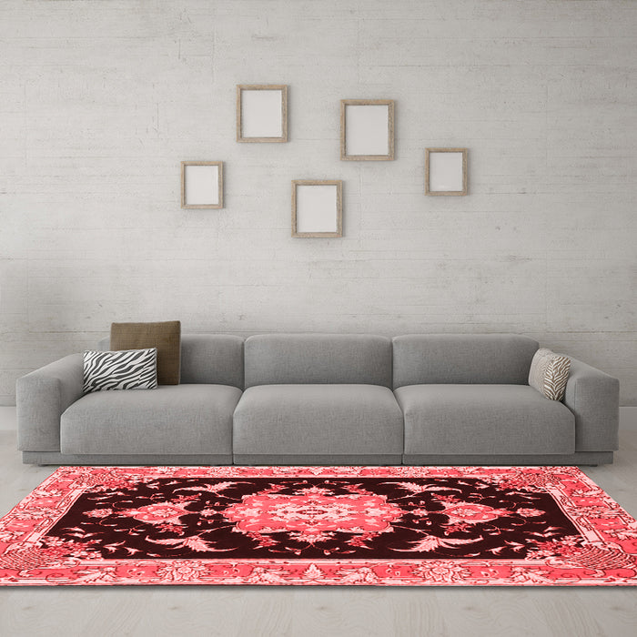 Traditional Red Washable Rugs