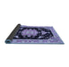 Sideview of Medallion Blue Traditional Rug, tr4747blu