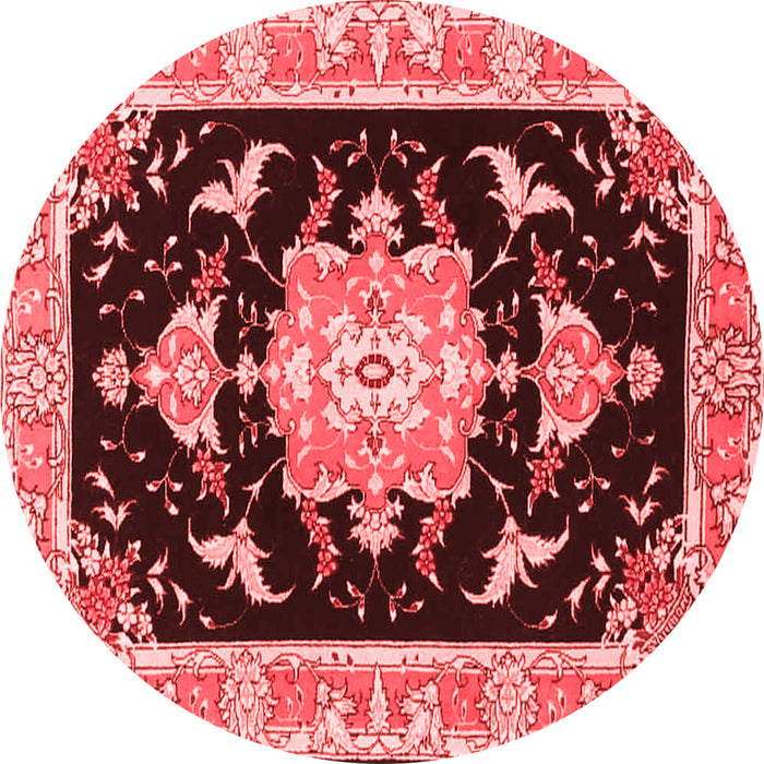 Medallion Red Traditional Rug, tr4747red