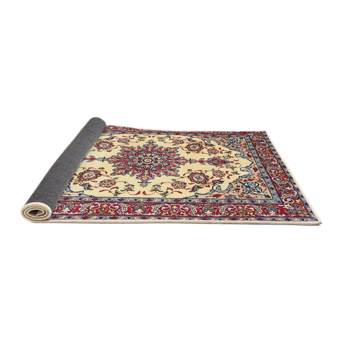 Sideview of Traditional Brown Medallion Rug, tr4748