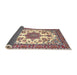 Sideview of Traditional Brown Medallion Rug, tr4748