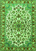 Medallion Green Traditional Rug, tr4749grn